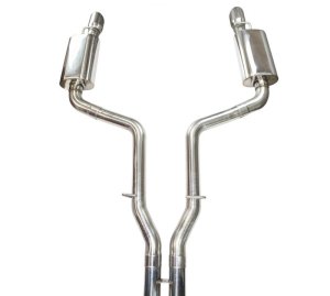 Dodge Magnum Performance Exhaust - Kooks Headers - X-Pipe with Polished Kooks Mufflers - `06-`08
